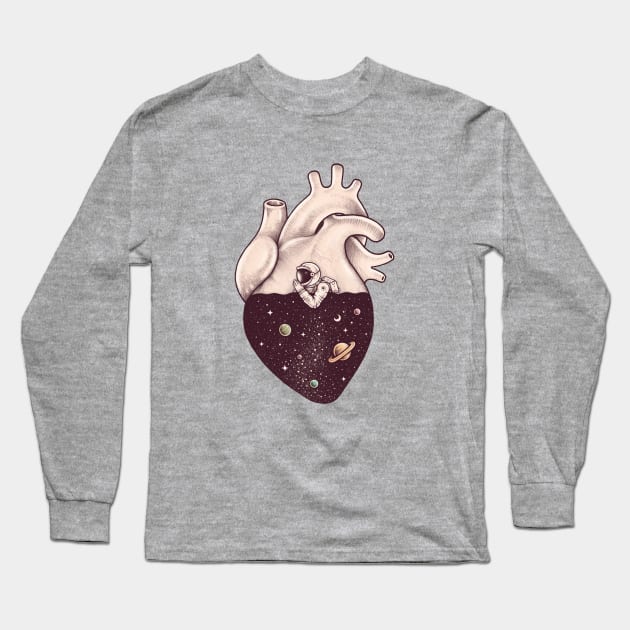 Heart full of stars Long Sleeve T-Shirt by enkeldika2